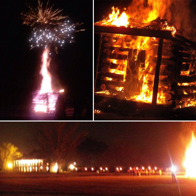 bonfire St. Joseph Plantation, Vacherie, LA
